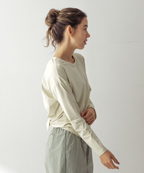 URBAN RESEARCH Sonny Label（アーバンリサーチサニーレーベル）の「SLAB　Backdesign Rashguard（その他トップス・レディース・ブラック/エクリュ/グレージュ・FREE）」の7枚目の写真