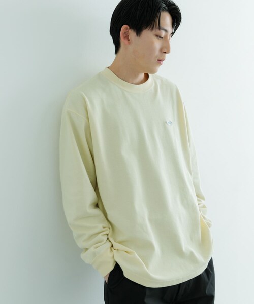 ITEMS URBANRESEARCH(アイテムズ アーバンリサーチ)の「PENNEYS FOX Youth カノコ ロングスリーブ TOPS(Tシャツ/カットソー・メンズ・OFF/BLK/GRY/GRN・M/L)」の7枚目の写真