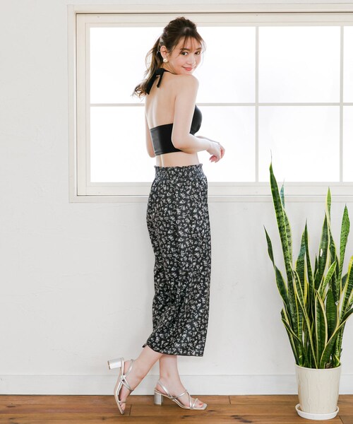 RODE SKO（ロデスコ）の「ロングパンツセット∴（水着・レディース・MOSS GREEN/BLACK・FREE）」の6枚目の写真