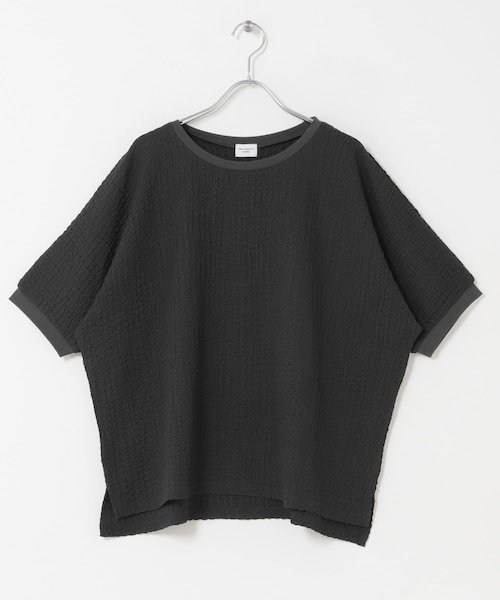 URBAN RESEARCH DOORS(アーバンリサーチドアーズ)の「ワッシャーカットドルマンプルオーバー(Tシャツ/カットソー・レディース・CHARCOAL/GREIGE/BLUE・Free)」の12枚目の写真