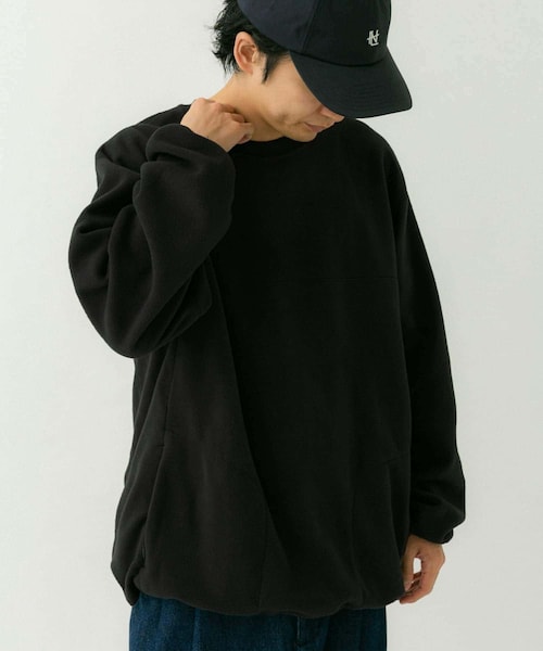 バルーンフィットフリースプルオーバー