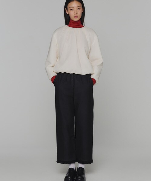 URBAN RESEARCH（アーバンリサーチ）の「AMOMENTO　SHEER PADDED PANTS（その他パンツ・レディース・BLACK/IVORY・0）」の14枚目の写真