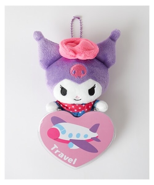 nissen（ニッセン）の「サンリオキャラクターズ　ぬいぐるみネームタグ（ファッション雑貨・メンズ・ピンク (ハローキティ)/ブルー(シナモロール)/パープル(クロミ)・Y）」の2枚目の写真
