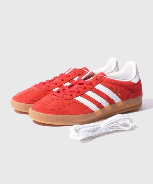 ADAM ET ROPE'(アダムエロペ)の「【adidas/アディダス】GAZELLE INDOOR(スニーカー・メンズ・レッド・26.0/27.0/28.0)」の11枚目の写真