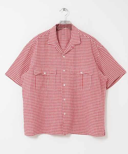 URBAN RESEARCH(アーバンリサーチ)の「PORTER CLASSIC KEROUAC LINEN GINGHAM CHECK SHIRTS(シャツ/ブラウス・メンズ・BLACK/F.BLUE/RED・XL/XXL/XXXL)」の16枚目の写真
