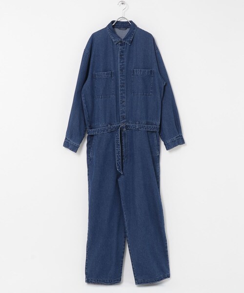 EKAL（エカル）の「デニムジャンプスーツ（つなぎ/オールインワン・メンズ・ブルー・One）」の10枚目の写真
