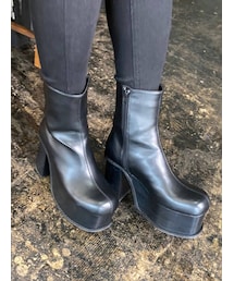 EMODA | センターシームショートブーツ(ブーツ)