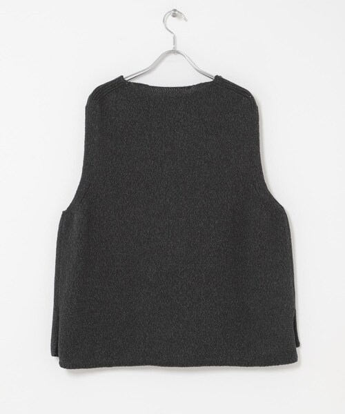 かぐれ（カグレ）の「テープヤーンニットベスト（ベスト・レディース・L/BEIGE/BLACK・Free）」の11枚目の写真