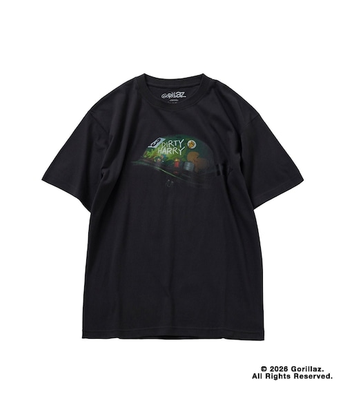 bonjour records(ボンジュールレコーズ)の「Gorillaz/ゴリラズ for bonjour records Official T-shirt(Tシャツ/カットソー・レディース・ブラック/ブラック系/ホワイト/ホワイト系・L/M/XL)」の18枚目の写真
