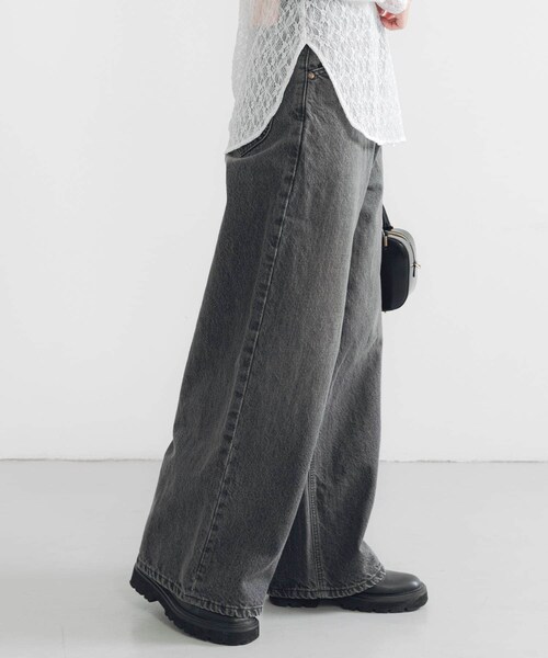 URBAN RESEARCH（アーバンリサーチ）の「『別注』Lee101×URBAN RESEARCH　 BAGGYPANTS（デニムパンツ・レディース・淡BLACK/BLACK・XS/S/M/L）」の22枚目の写真