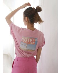 Ungrid | バックフォトプリントTee(Tシャツ/カットソー)