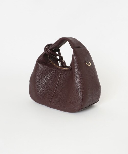 URBAN RESEARCH（アーバンリサーチ）の「GANNI　HOBO MINI GRAINED（ショルダーバッグ・レディース・C COFFEE・-）」の4枚目の写真