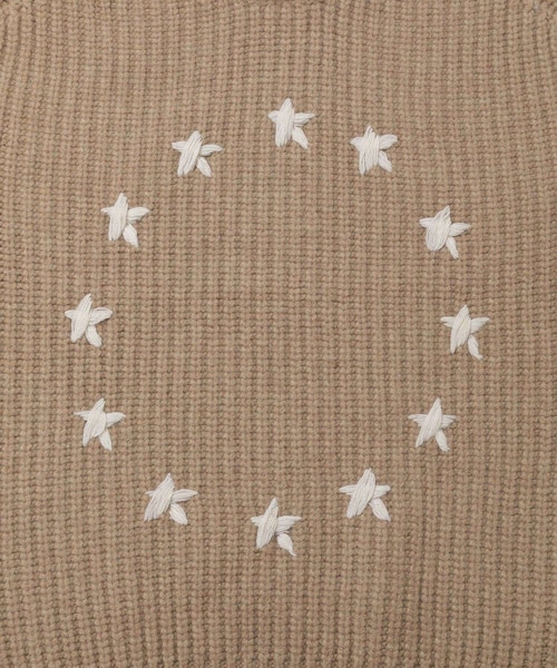 ADAM ET ROPE'(アダムエロペ)の「【Etudes Studio/エチュードストゥディオ】RIBBED ROUND NECK EUROPA(ニット/セーター・メンズ・ブラック/ベージュ・2/3)」の7枚目の写真