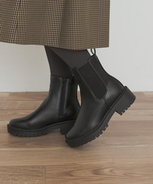 URBAN RESEARCH DOORS（アーバンリサーチドアーズ）の「『晴雨兼用』トラックソールブーツ（ブーツ・レディース・BROWN/BLACK・36/37/38）」の8枚目の写真