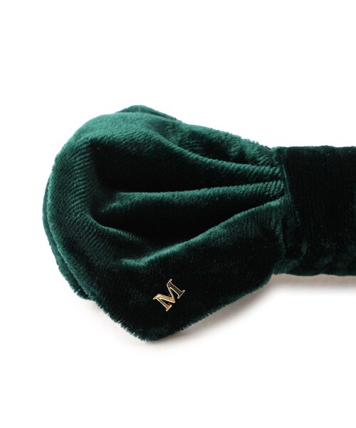 ADAM ET ROPE'(アダムエロペ)の「【J'aDoRe・店舗限定】【MALUS /マリュス】Bowtie barette / velvet(バレッタ/ヘアクリップ・レディース・ブラック/チャコール/グリーン/ワイン・F)」の17枚目の写真