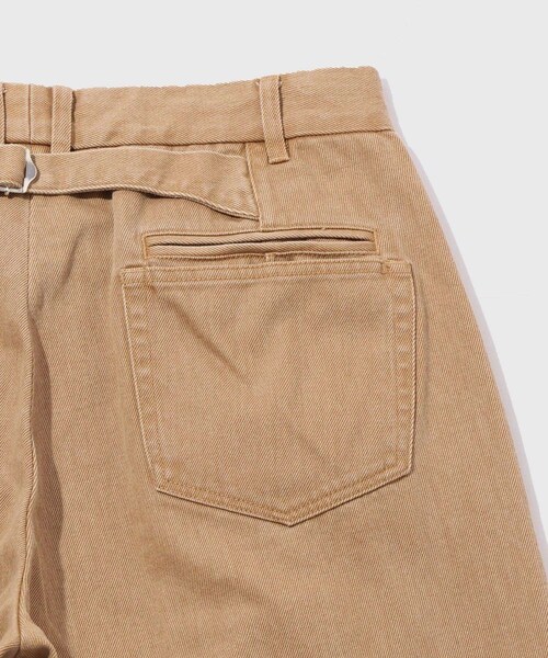 ADAM ET ROPE'(アダムエロペ)の「【DAIRIKU/ダイリク】D Buckle Super Wide Chino Pants(チノパンツ・メンズ・ブラック/ベージュ・M/S)」の9枚目の写真