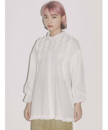 merry jenny | スタンドカラーフリルブラウス(シャツ/ブラウス)