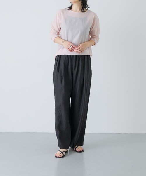 かぐれ（カグレ）の「Yoli　SIMPLE BLOUSE（シャツ/ブラウス・レディース・O WHITE/BLACK/YELLOW/PINK・1）」の21枚目の写真