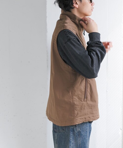 URBAN RESEARCH DOORS（アーバンリサーチドアーズ）の「FORK&SPOON　フィールドベスト（ベスト・メンズ・DARK NAVY/BROWN・4/5）」の4枚目の写真