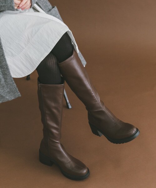 ITEMS URBANRESEARCH（アイテムズ アーバンリサーチ）の「ストレッチロングブーツ（その他シューズ・レディース・BLK/BRN・S/M/L）」の11枚目の写真