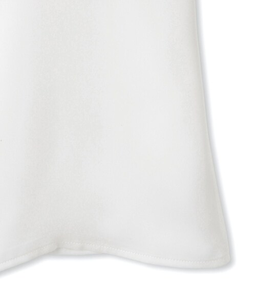 ROPE'（ロペ）の「サテンコンビジャージーキャミソール/イージーケア（キャミソール・レディース・ブラック/オフホワイト・F）」の8枚目の写真