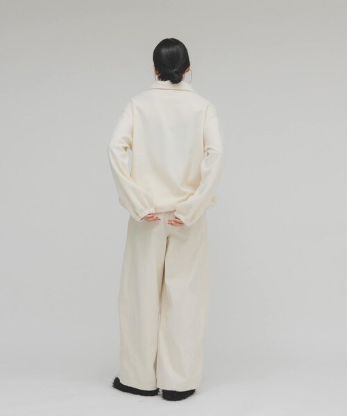 KBF（ケイビーエフ）の「ハーフスナップフリースプルオーバー（その他トップス・レディース・IVORY/D.BROWN・One）」の8枚目の写真