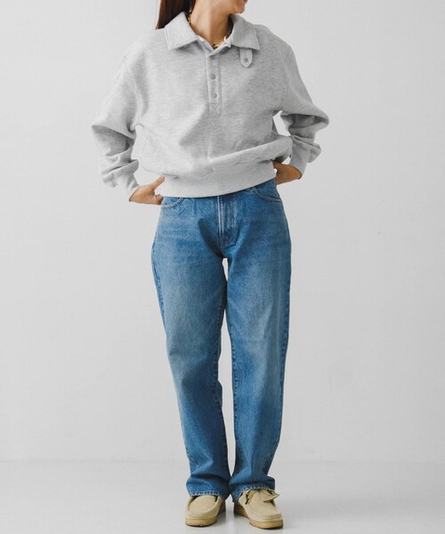 URBAN RESEARCH(アーバンリサーチ)の「DAIWA PIER39 Ws TECH SWEAT SNAP PULLOVER(Tシャツ/カットソー・レディース・TOP GRAY/BLACK/CHARCOAL/WHITE・FREE)」の14枚目の写真