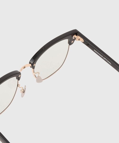 ADAM ET ROPE'（アダムエロペ）の「【NOCHINO OPTICAL/ノチノオプティカル】YUGEN（メガネ・メンズ・ブラック/ダークブラウン・F）」の7枚目の写真