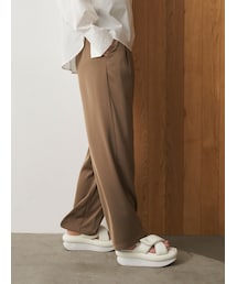 ELENDEEK | WIDE LEG SATAIN PT(その他パンツ)