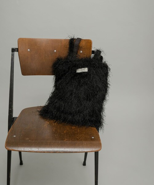 URBAN RESEARCH Sonny Label（アーバンリサーチサニーレーベル）の「シャギートートバッグ（トートバッグ・レディース・クリーム/ブルーグレー/ブラック・one）」の13枚目の写真