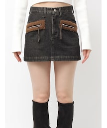 EMODA | ボアポケットミニスカート(スカート)