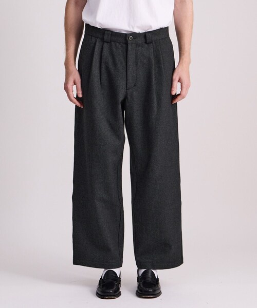 Saturdays NYC(サタデーズ ニューヨークシティ )の「George Wool Wide Two Tuck Pant(その他パンツ・レディース・ブラック・L/M/S/XL/XS)」の11枚目の写真