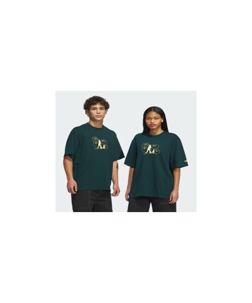 adidas(アディダス)の「スケートボーディング×マーク・ゴンザレス クラスティTシャツ(トップス・メンズ・グリーン/イエロー・2XS/XS/M/XL/2XL/4XL/6XL/J/3XS/J/2XS/J/XS/J/S/J/M/J/L/J/XL/J/2XL/J/3XL/J/4XL/J/5XL)」の14枚目の写真