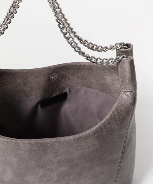 SENSE OF PLACE by URBAN RESEARCH(センスオブプレイスバイアーバンリサーチ)の「FLチェーンハンドルトートバッグ(トートバッグ・メンズ・BLACK/GRAY・one)」の11枚目の写真