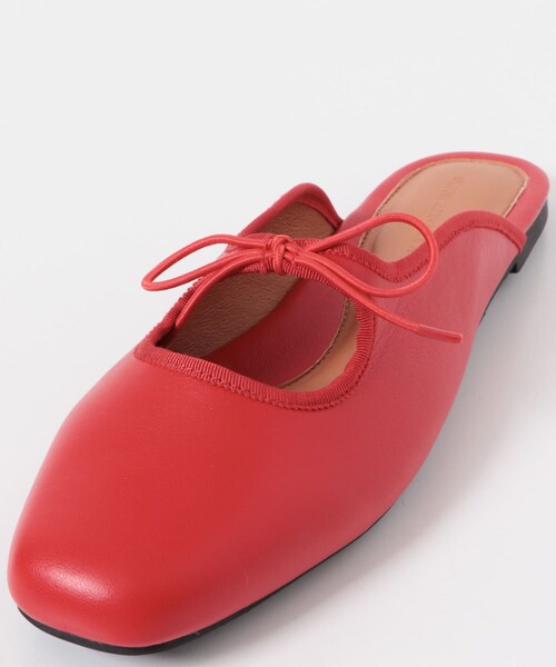 URBAN RESEARCH DOORS(アーバンリサーチドアーズ)の「スクエアトゥリボンミュール(サンダル・レディース・RED/BLACK・36/37/38)」の19枚目の写真