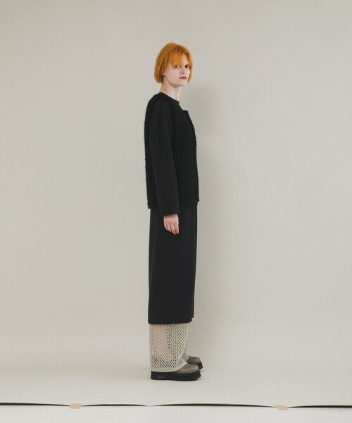 LAATO（ラート）の「hand knit vest（ベスト・レディース・クリーム/インク・FREE）」の19枚目の写真