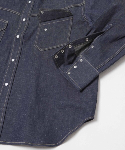 URBAN RESEARCH（アーバンリサーチ）の「SAINT M××××××　BBJ DENIM SHIRTS（シャツ/ブラウス・メンズ・L BLUE・L/XL）」の9枚目の写真