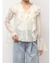 ラッフルシアーブラウス