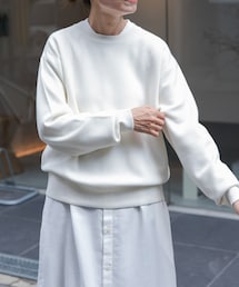 FORK&SPOON | FORK&SPOON　ミラノリブクルーネックニット(ニット/セーター)