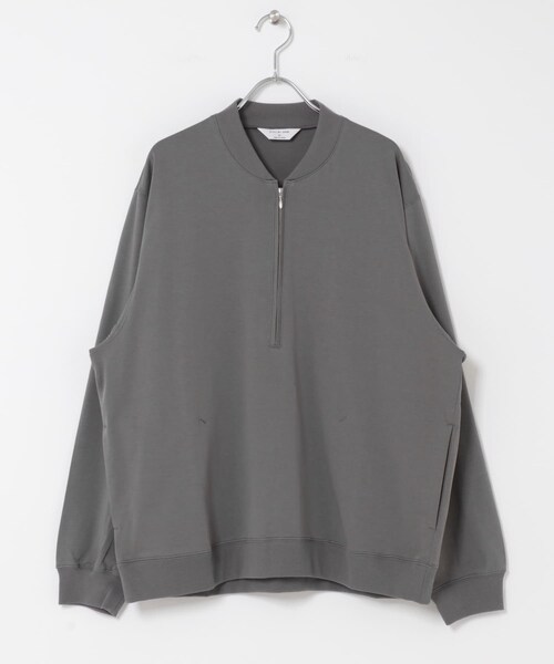 STILL BY HAND　Zip up cotton jumper