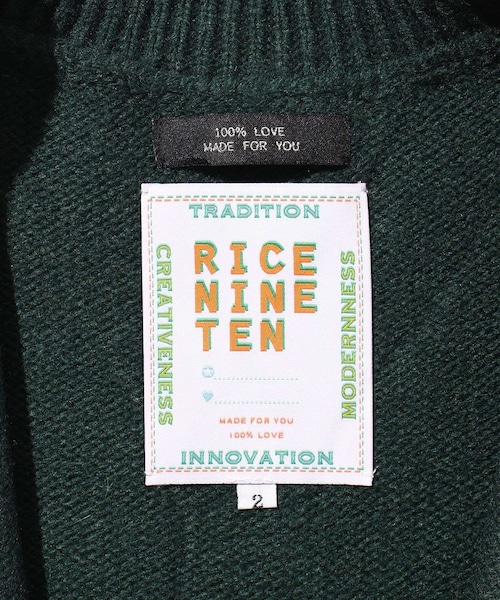 ADAM ET ROPE'(アダムエロペ)の「【RICE NINE TEN/ライス ナイン テン】ARGYLE CARDIGAN(カーディガン/ボレロ・メンズ・ダークグリーン/ネイビー/ワイン・1/2)」の15枚目の写真