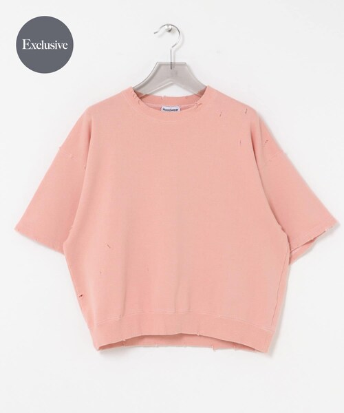 URBAN RESEARCH(アーバンリサーチ)の「『別注』Hoodwear×URBAN RESEARCH SHORT SLEEVE SWEAT(スウェット・メンズ・OLIVE/NAVY/PINK・S/L)」の17枚目の写真
