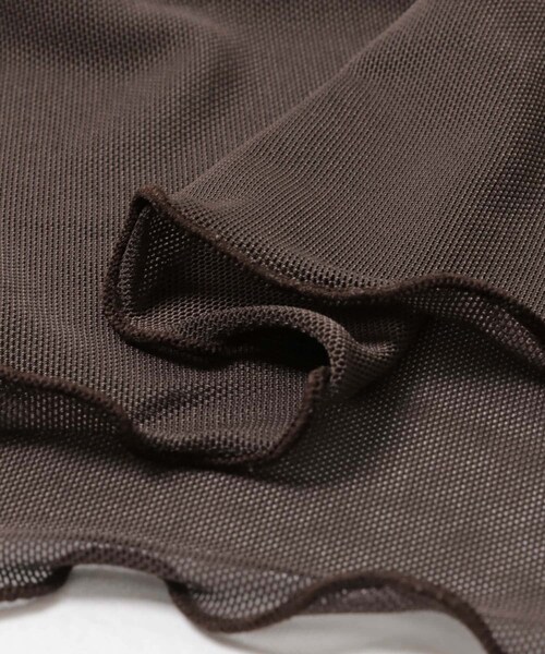 URBAN RESEARCH DOORS(アーバンリサーチドアーズ)の「ハイネックチュールインナー(Tシャツ/カットソー・レディース・DOT/BROWN/OFF・Free)」の22枚目の写真