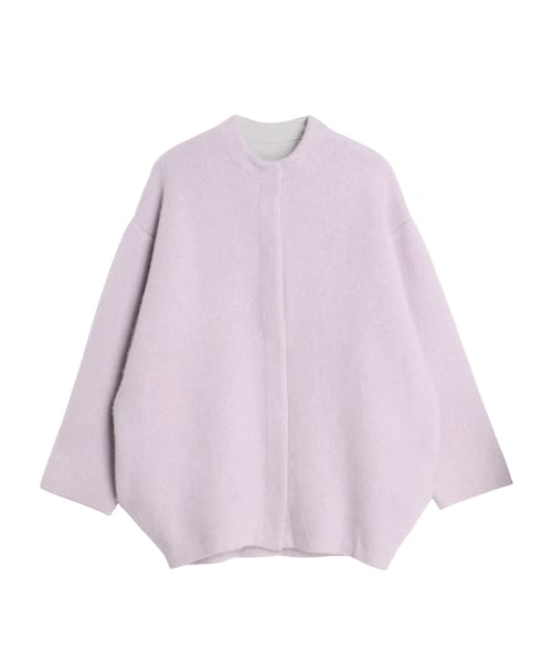 ELENDEEK（エレンディーク）の「CN RACCOON MIX WCD（カーディガン/ボレロ・レディース・アイボリー/ライトグレー/グレー/レッド/ピンク/イエロー/ミントグリーン/ネイビー/ラベンダー/ベージュ/ミディアムグレー/アイスブルー・01/02）」の9枚目の写真