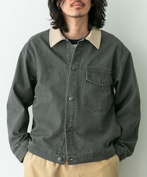 URBAN RESEARCH Sonny Label | ウォッシュドツイル襟切替ジャケット(ブルゾン)