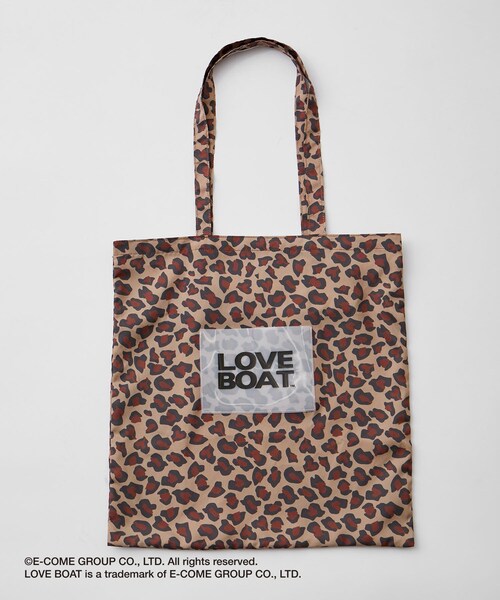 VIS（ビス）の「【LOVE BOAT VIS別注】ロゴトートバッグ【A4対応】（トートバッグ・レディース・ゴールド/シルバー/ピンク系/ブラウン・F）」の2枚目の写真