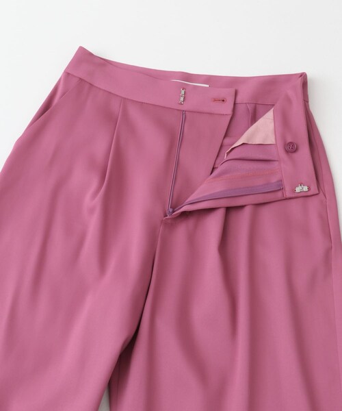 URBAN RESEARCH ROSSO（アーバンリサーチロッソ）の「F by ROSSO　サテンストレッチカーブフォルムパンツ（その他パンツ・レディース・PINK/OFF WHITE・36/38）」の20枚目の写真