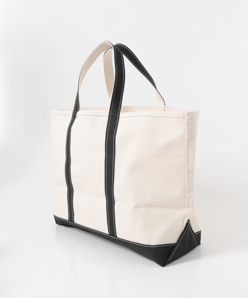 URBAN RESEARCH DOORS(アーバンリサーチドアーズ)の「L.L.Bean ボートアンドトートオープントップ ラージ(トートバッグ・メンズ・BLACK/DARK GREEN/ORANGE・One)」の6枚目の写真