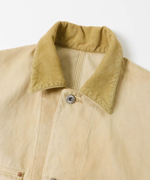 URBAN RESEARCH（アーバンリサーチ）の「A PRESSE　Vintage Silk Hemp Coverall Jacket（カバーオール・メンズ・BLACK/BEIGE・2/3）」の10枚目の写真