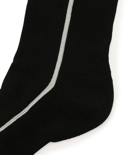 ROPE'（ロペ）の「【抗菌防臭】ライン使いハイソックス（ソックス/靴下・レディース・ブラック/ブラック系/ホワイト/ホワイト系・F）」の7枚目の写真